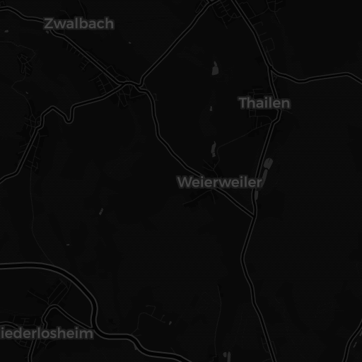 Kaart van Losheimer Stausee