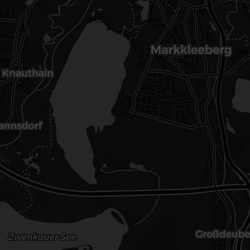 Kaart van Kulkwitzer See
