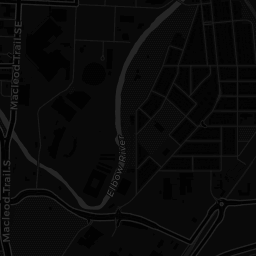 Street map tile near Altrm headquarters in Calgary