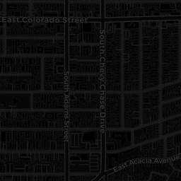 Map tile for retro arcade locations