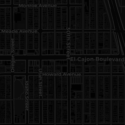 Map tile for retro arcade locations