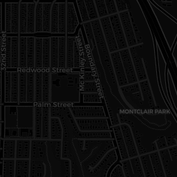 Map tile for retro arcade locations