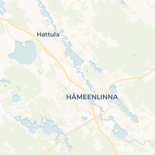 Kartta Suomi Postinumero 14500 - Hämeenlinna - Päivitetty huhtikuu 2023