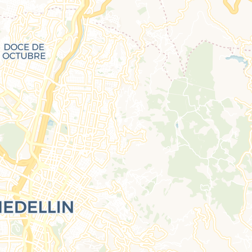 Medellin Zip Code Map Map Of Postal Codes In Medellin Municipality Colombia