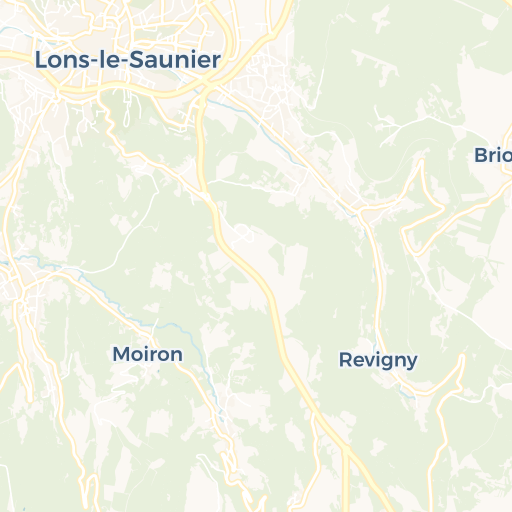 Carte Des Codes Postaux Dans La Canton De Lons Le Saunier France