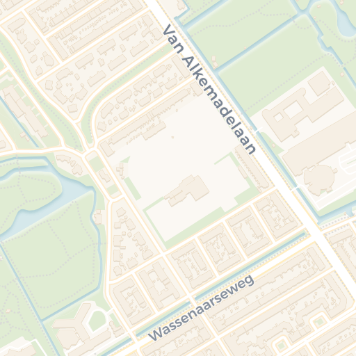 Kaart van de omgeving